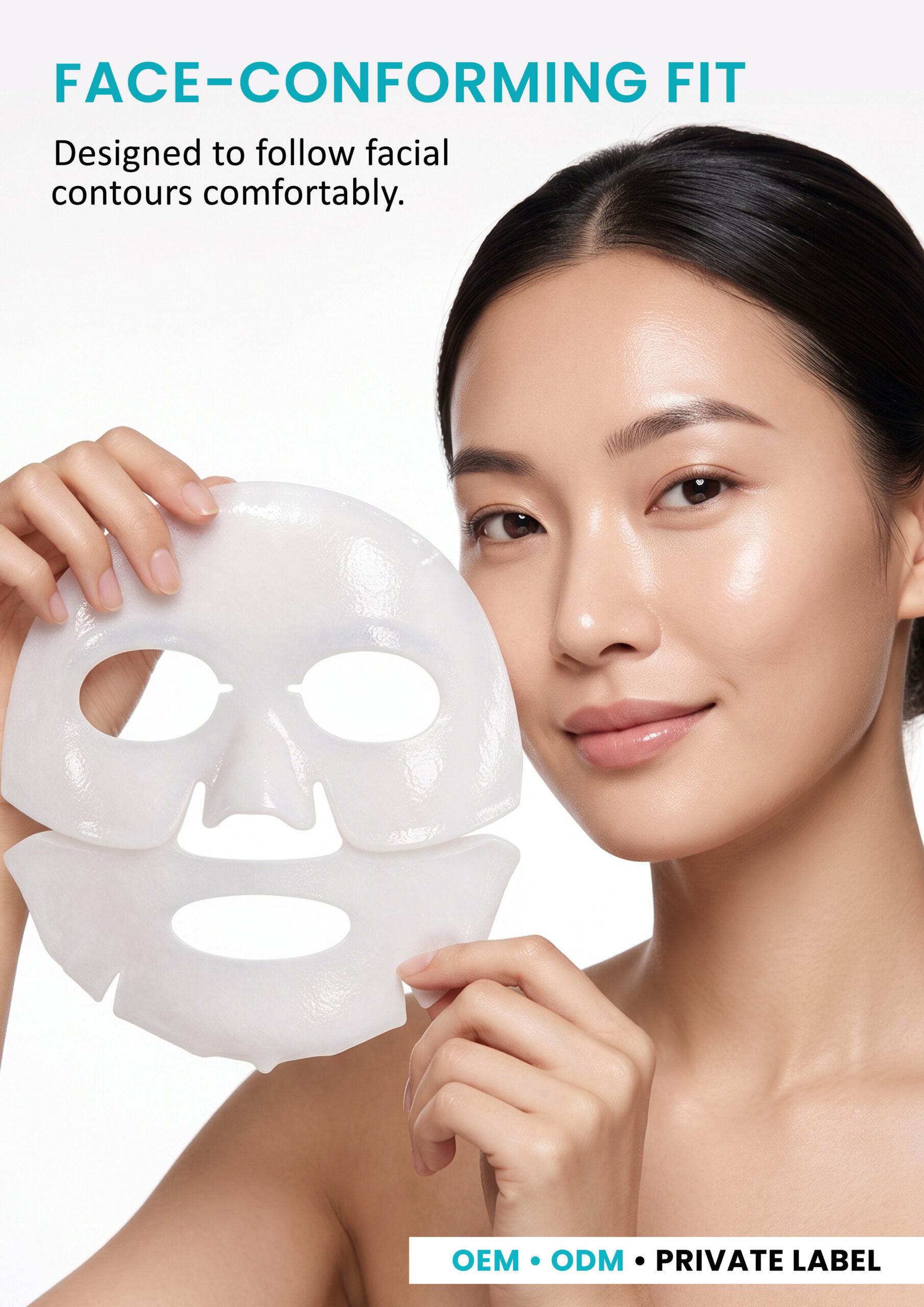 Face-Conforming Bio Collagen Facial Sheet Mask Face-conforming bio collagen facial sheet mask for skincare