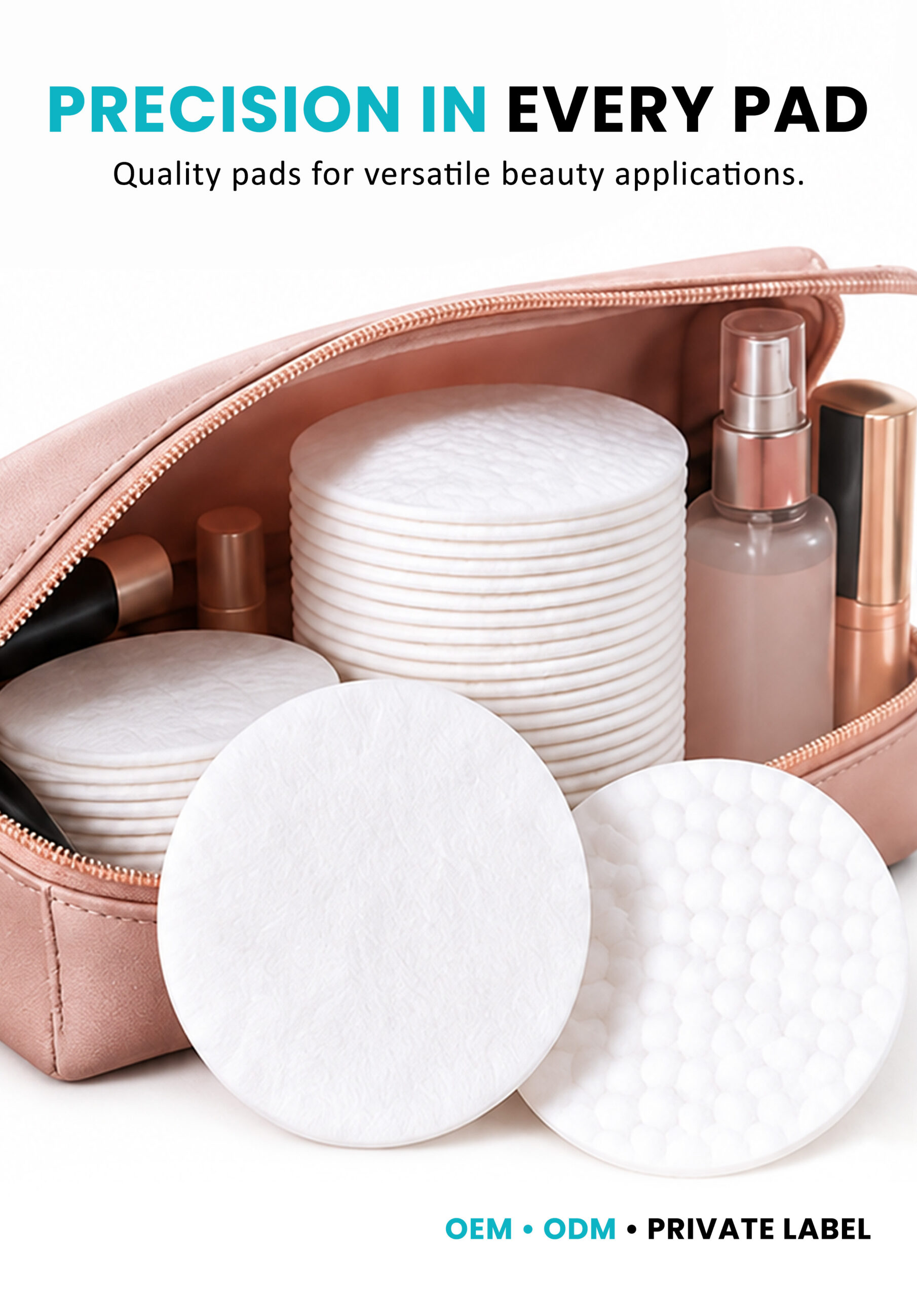 AllMask Cosmetic Pads – Precision Beauty Applications AllMask cosmetic pads with smooth and textured surfaces for beauty applications