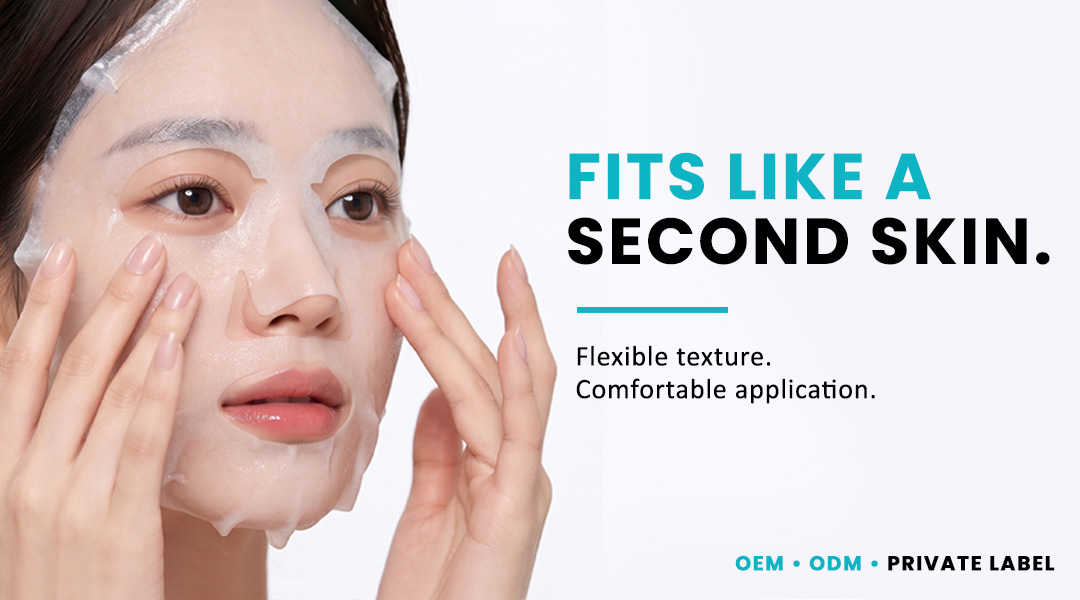 AllMask Jelly Sheet Face Mask fitting comfortably like a second skin