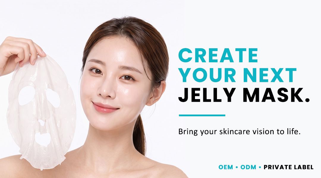 AllMask Jelly Sheet Face Mask for custom OEM ODM and private label skincare development