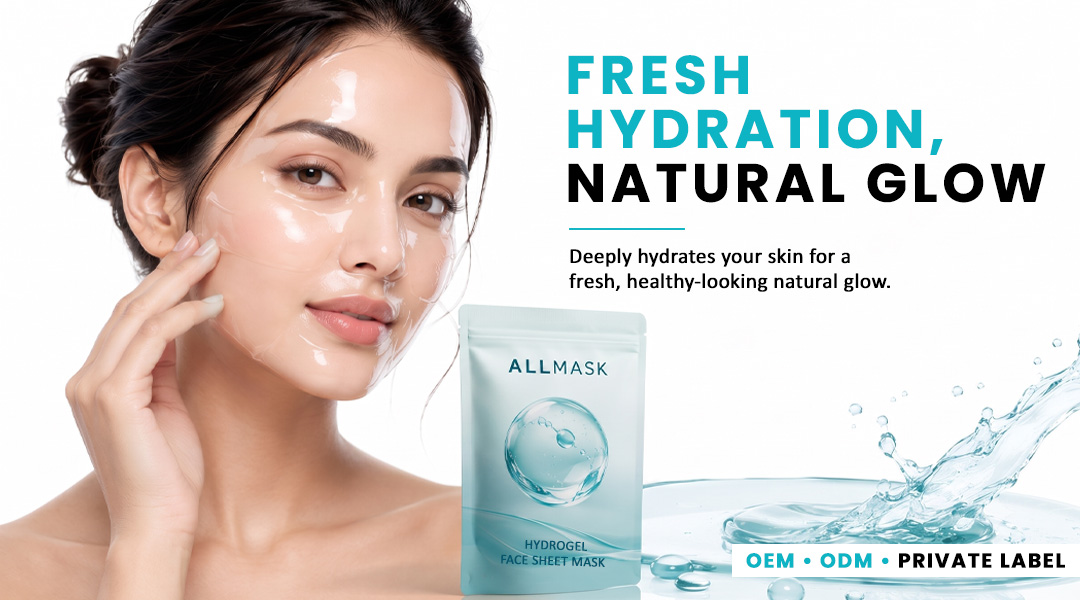 AllMask Hydrogel Facial Sheet Mask for fresh hydration and natural glowing skin
