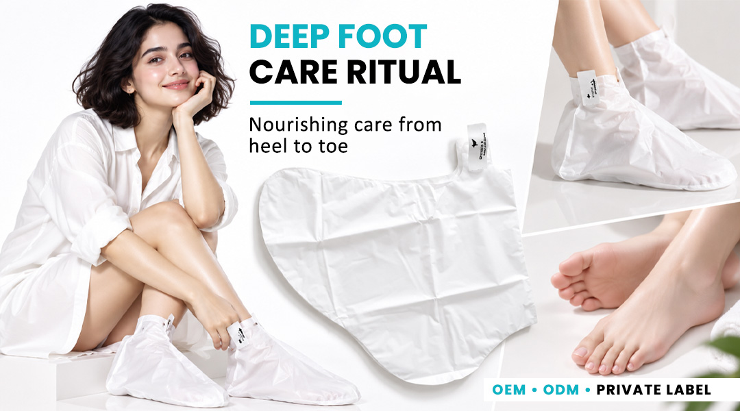 ALLMASK foot mask for deep foot care and nourishment