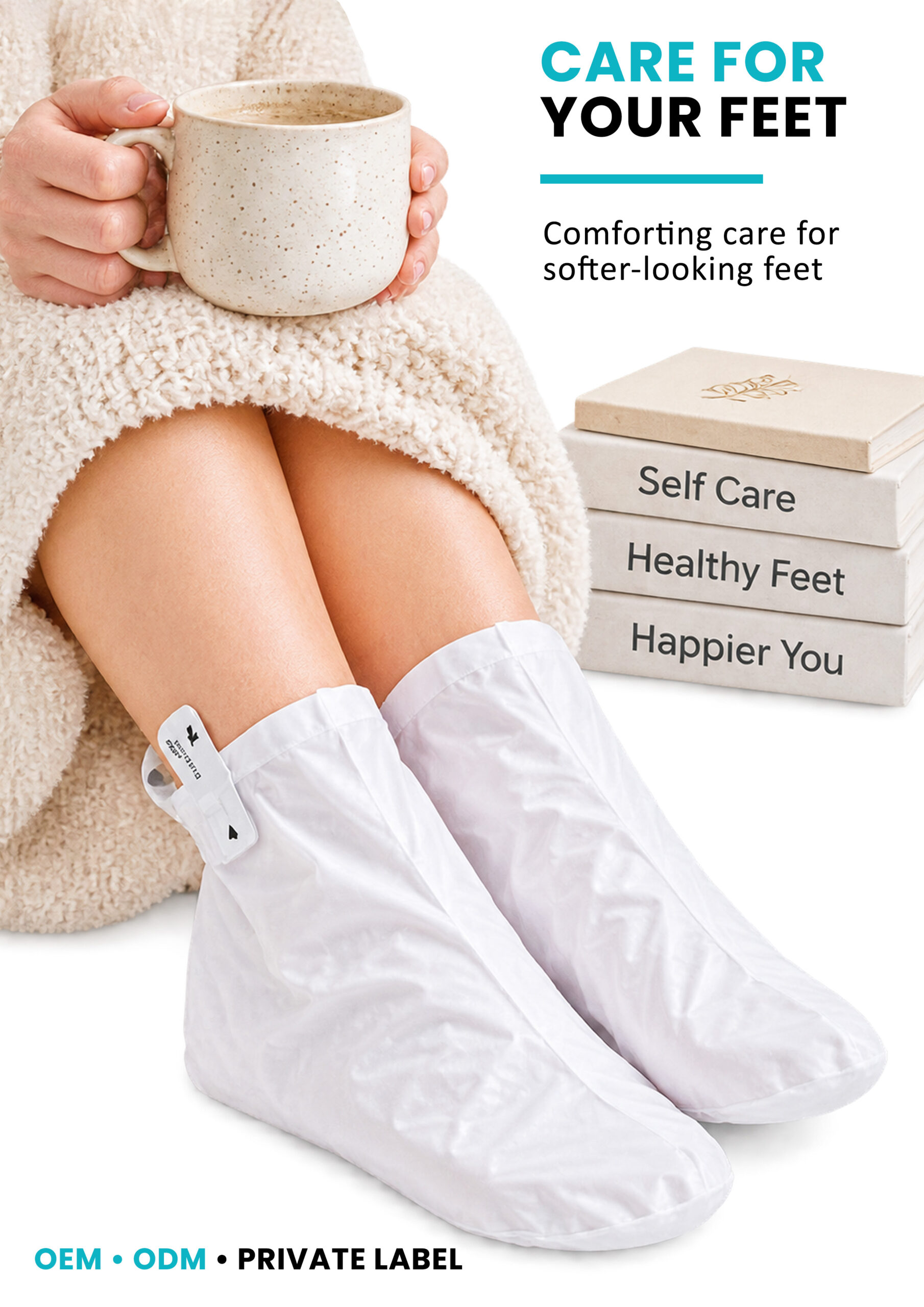 ALLMASK Foot Mask – Soft Foot Care ALLMASK foot mask for soft and cared-for feet