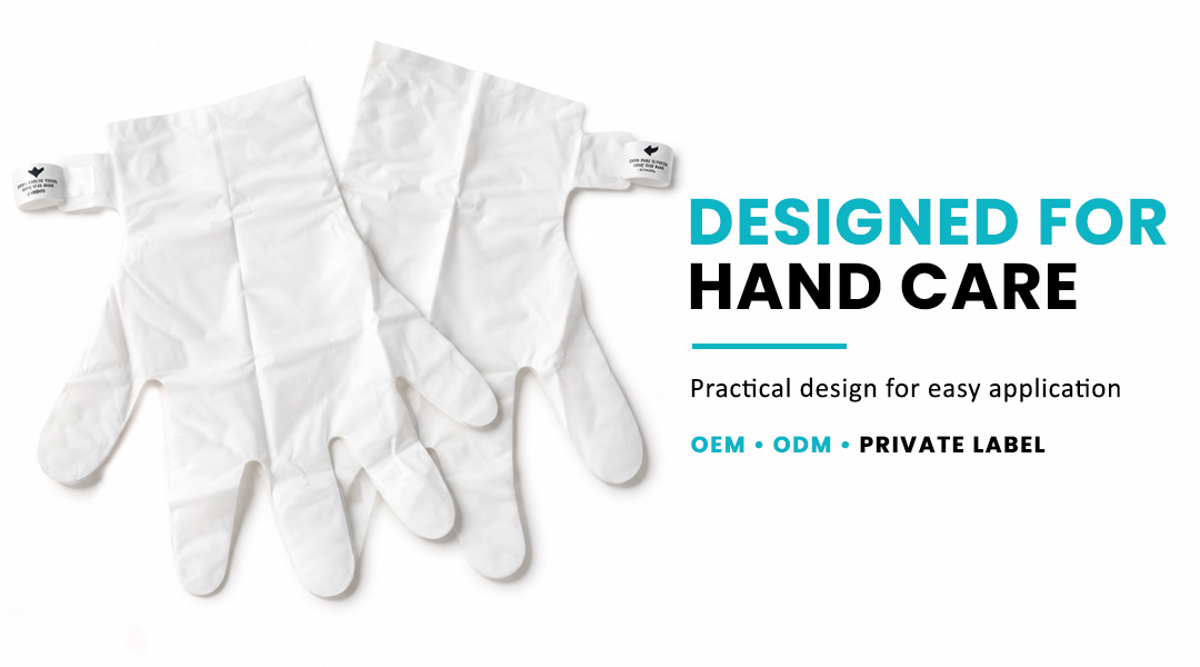 ALLMASK hand mask gloves designed for easy application