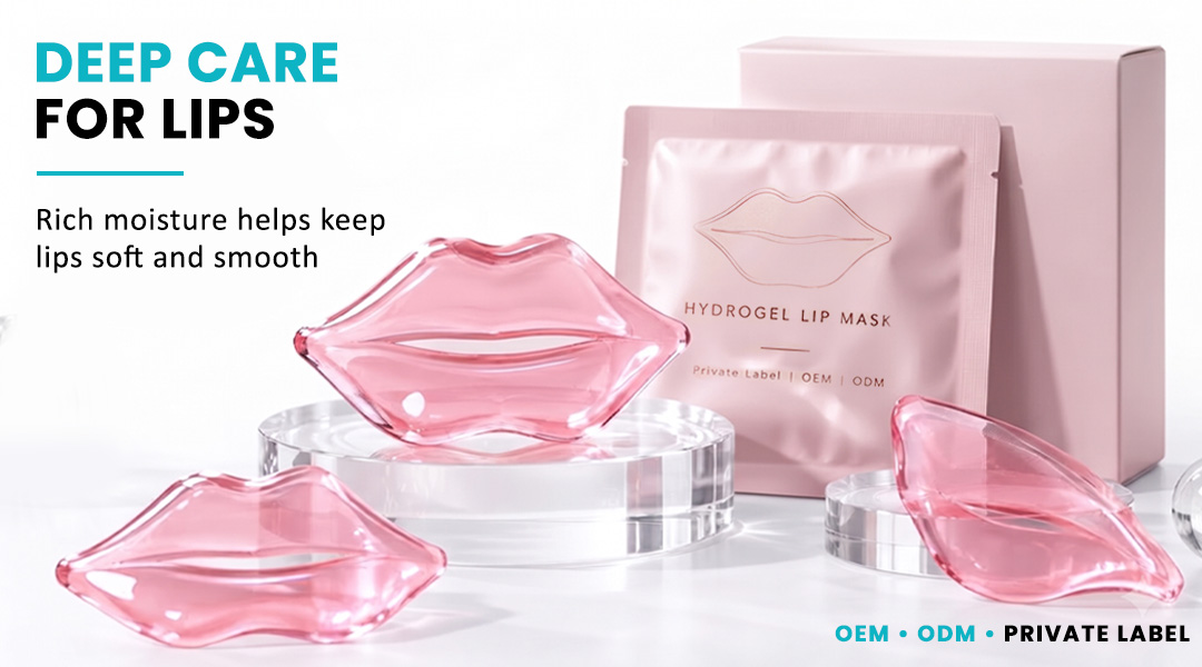 AllMask hydrogel lip mask with pink packaging for deep lip hydration