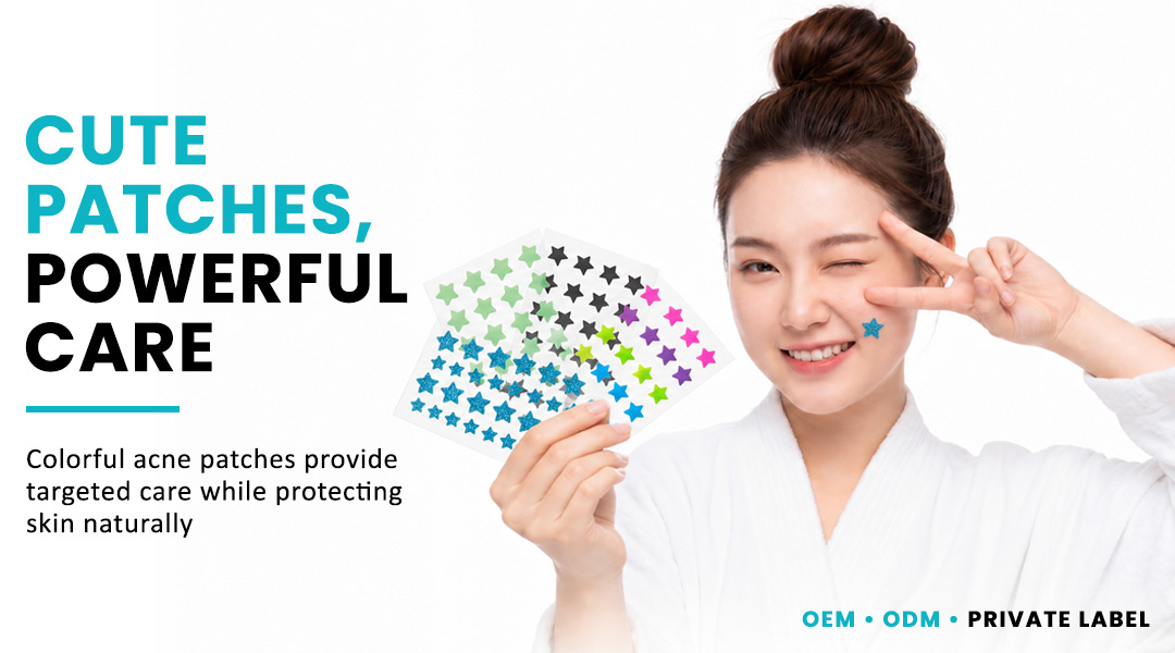 AllMask colorful acne pimple patches for targeted and discreet blemish care