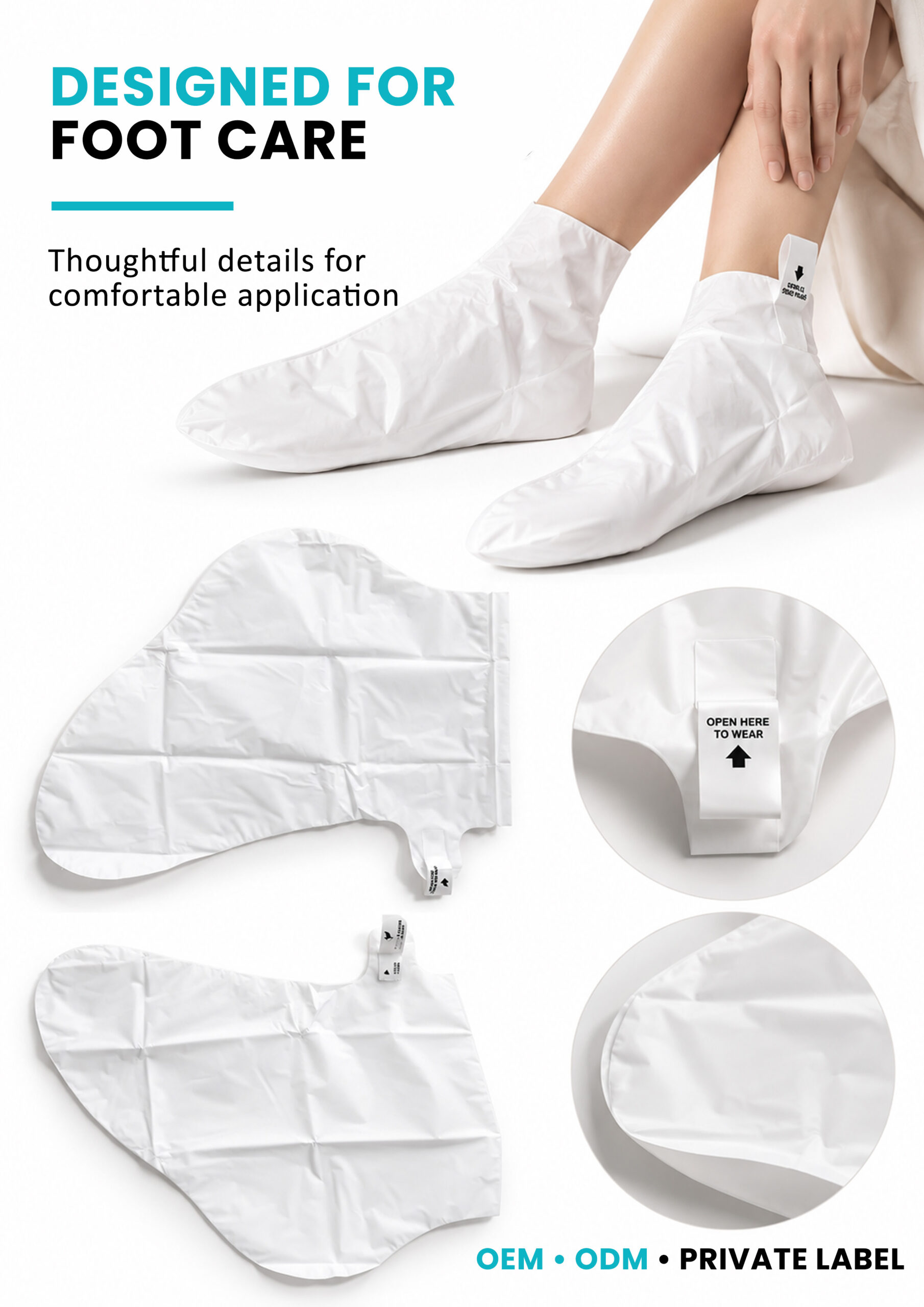 ALLMASK Foot Mask – Designed for Foot Care ALLMASK foot mask designed for comfortable foot care