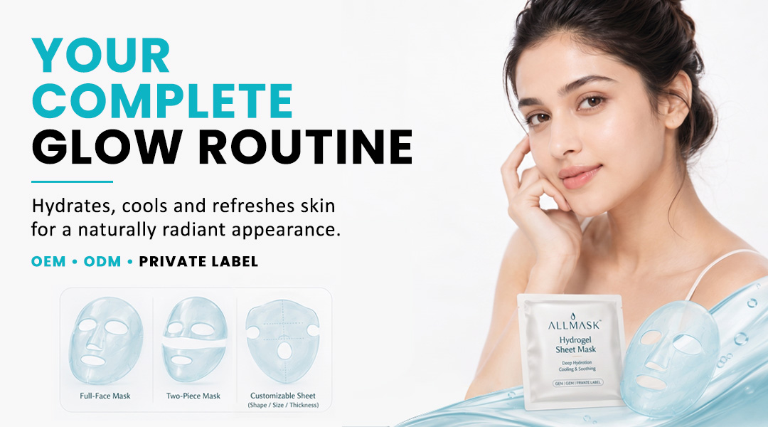 AllMask Hydrogel Facial Sheet Mask for a complete hydration and glowing skin routine
