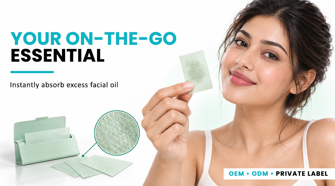 ALLMASK oil absorbing films for convenient daily facial oil control